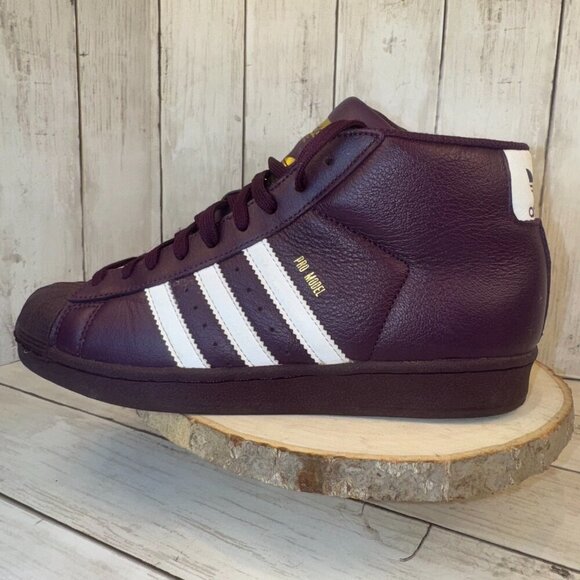 Adidas Pro Model Shoes Boys Sz 5.5 Basketball AC8108 Red Night Sneakers - Picture 2 of 8